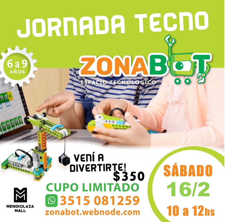 ZonaBot's tweet photo. Te esperamos el sábado https://t.co/sVlrfdLZPA