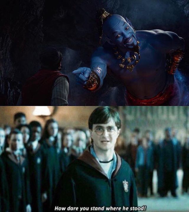 htfps's tweet image. 😂 We’re still not sure how we feel about @willsmith as Genie but the memes are A+ 😂😂😂 #aladdin #genie #willsmith #disney #lol bit.ly/2E661GU