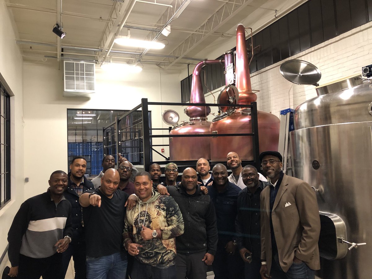 TyroneMagby's tweet photo. It is important to celebrate and appreciate small and big wins in life.  This weekend I was able to celebrate with my brothers at Atlanta's best, #ASWDistillery, #ASW https://t.co/ol91tuYQKG
