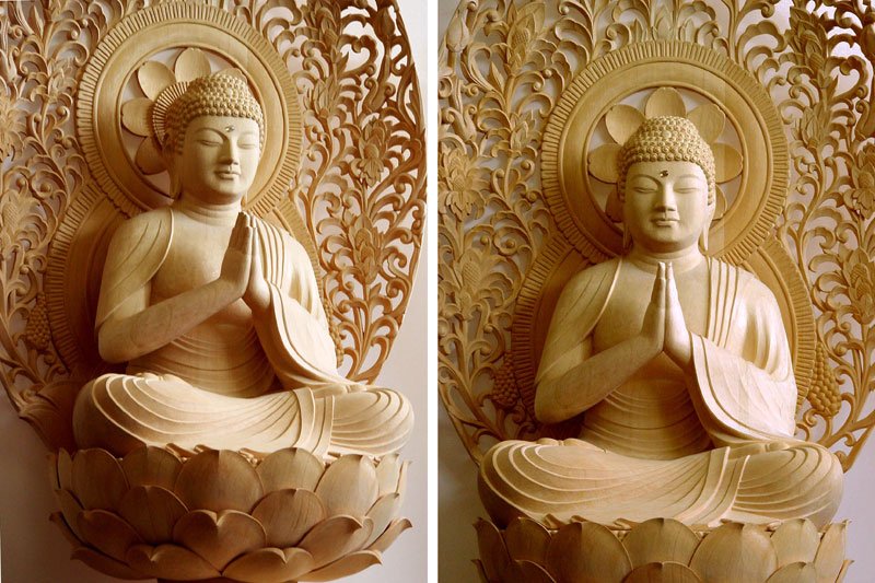 釈迦如来坐像（合掌印） 意外と知られていないようですが、 実は、合掌