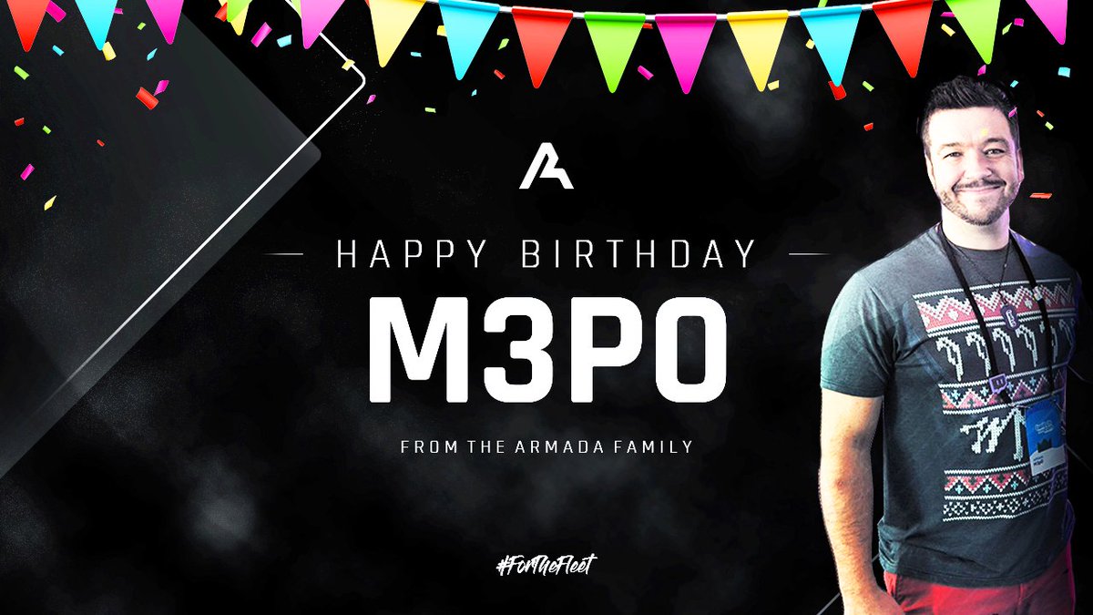 ArmadaGG's tweet photo. HAPPY BIRTHDAY ROBBIE! 🎉

We hope you have a great celebration stream tonight! 😊

Stop by and say hi #ArmadaFam! 👋
📺: https://t.co/jwqFkyrmoR https://t.co/aE86WUIgXH