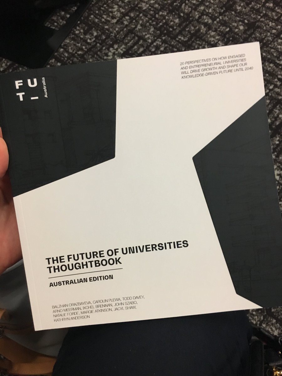 What is the role of universities in the future? This is one of the many interesting topics at <a href="/UIIN/">UIIN</a> Sydney. The global viewpoint is available online: futureuniversities.com &amp; the Australian edition was just launched earlier today! #futureready #university #collaboration