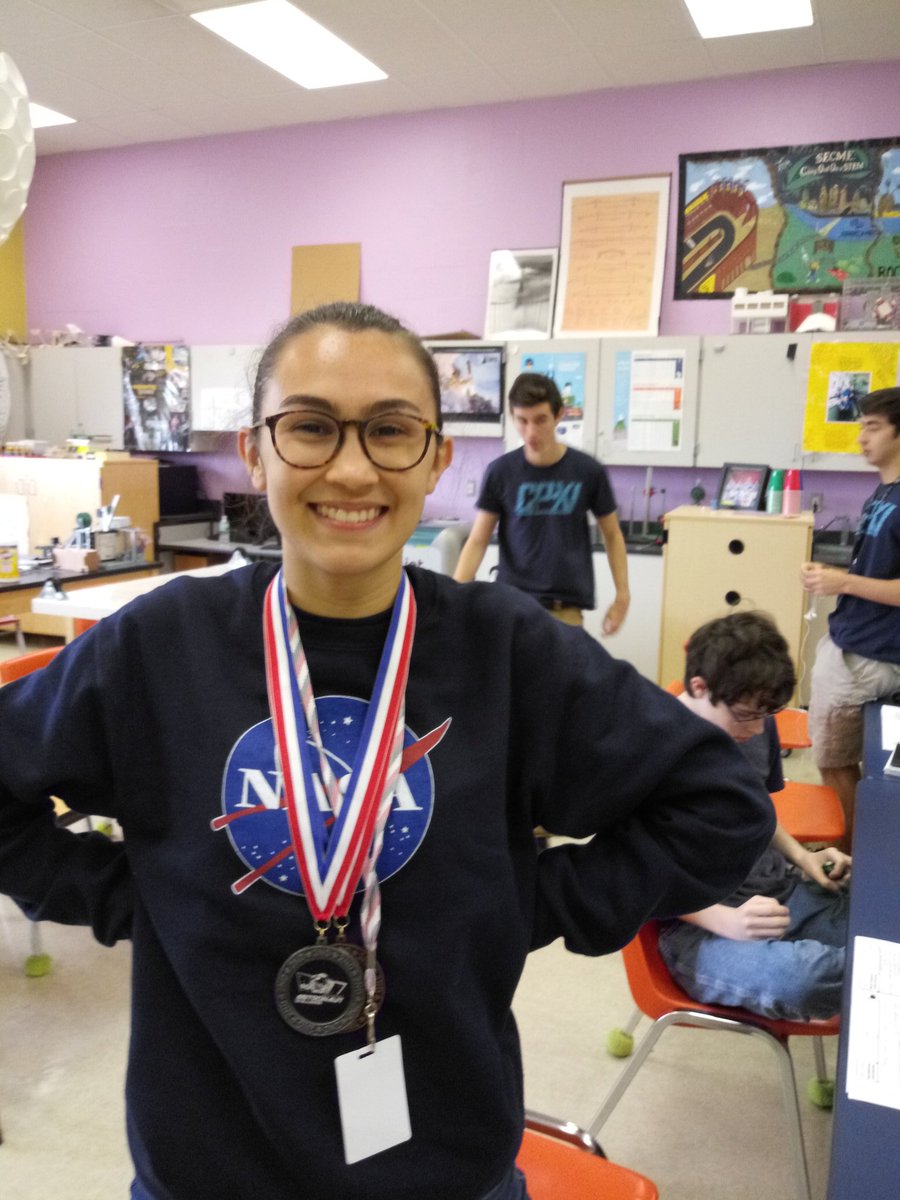 Mary_Murphy17's tweet photo. Amazing story by #PLTWstudents #Cybersecurity @OHPride_of_Boca including Olivia & peers placing 2&3rd in the @NASA Astronaut Challenge! Special thanks #PLTWMasterTeacher @nimmi_ar & her students for hosting an incredible visit today! My favorite in the course- #cryptography! https://t.co/LPi8ILIUYe