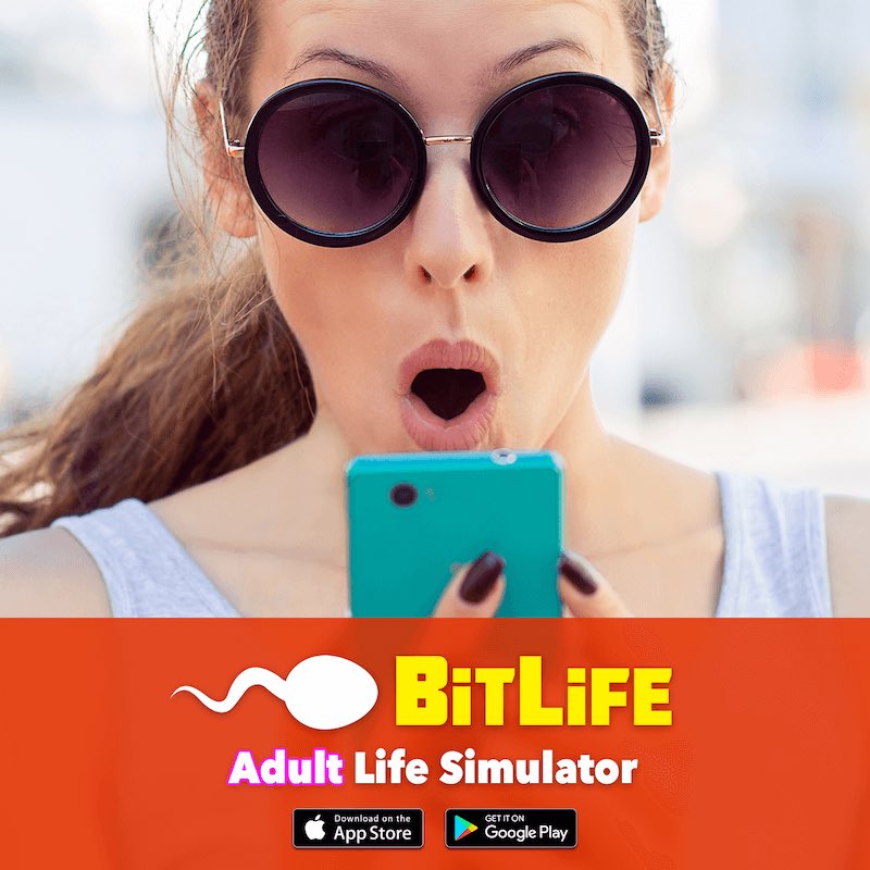 Don't be a moron: try this hilarious life simulator game I am playing called BitLife. Right now I am playing as Mara Schulze, age 43. Who will you be?
bitlifeapp.com