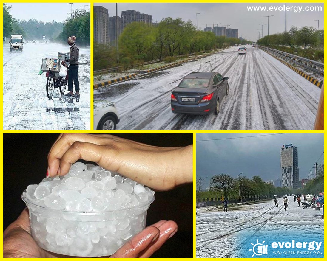 evolergy's tweet photo. Recently we saw something in Delhi NCR which was unexpected, people were quite happy due to a hailstorm and enjoying the weather, but here we need to think that is it really a situation of being happy? Because Global warming is the quite terrifying truth of our planet &amp; Reports. https://t.co/DC8OKEufQE