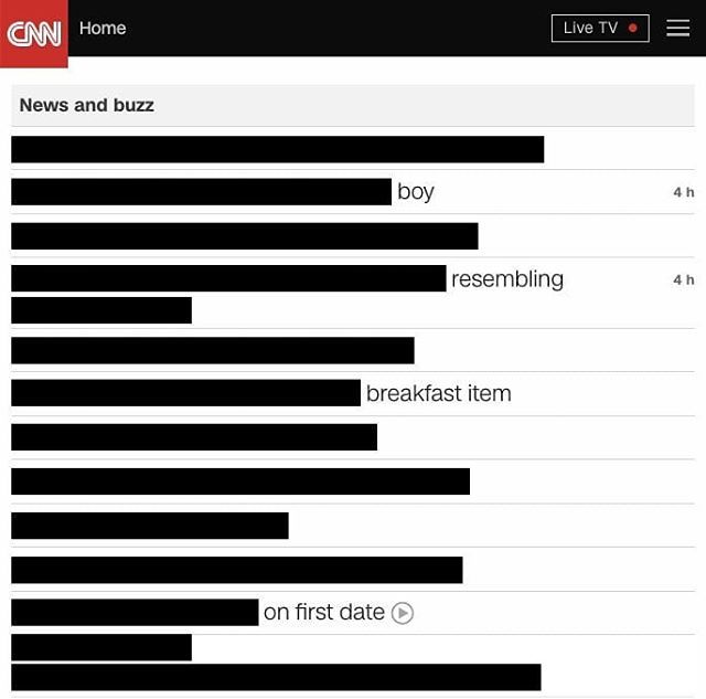 CNNpoetry's tweet photo. "boy / resembling / breakfast item / on first date" https://t.co/AUUC5HnvSz https://t.co/UCQSmaLaSh