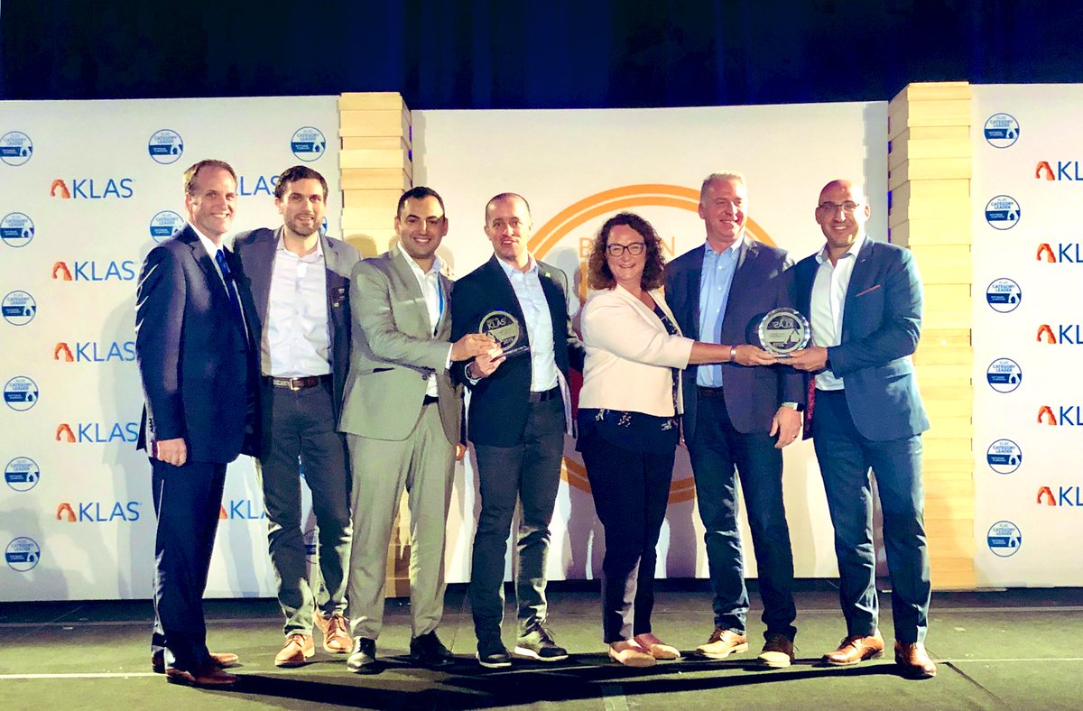 alaa_aj_adel's tweet photo. We are honored to receive The Best in KLAS award. 
Congratulations to all the @CernerMEA associates and a big THANK you to all our clients for the trust. https://t.co/TDIkhzLvPW