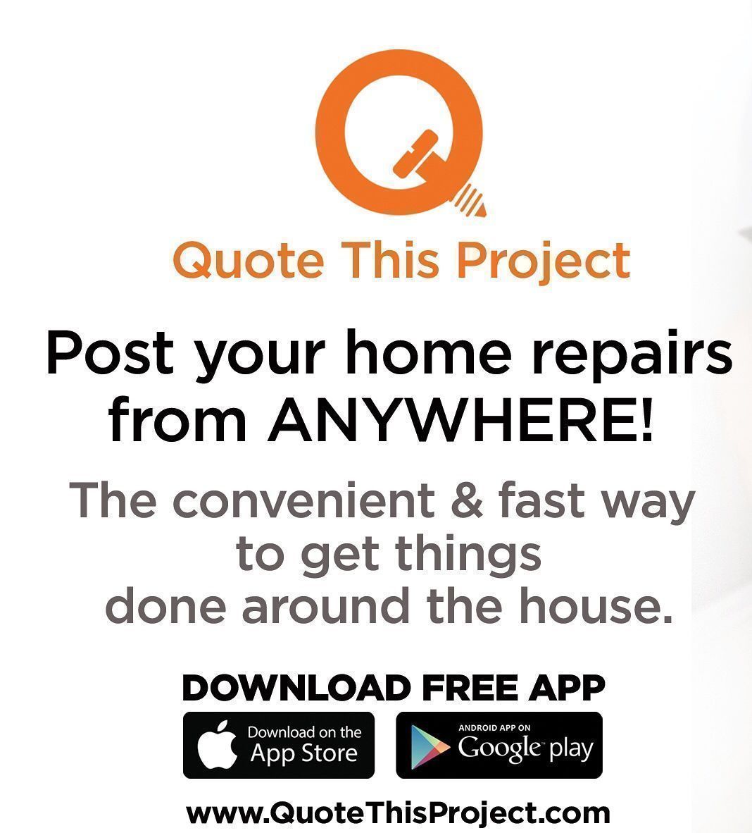 QuoteThisProj's tweet photo. We want to hear from you! Did you successfully complete a #project with #QuoteThisProject? Head to the #AppStore or #GooglePlay to rate and review! https://t.co/Yz4uWGY5iU
#homeimprovement #homerenovation #HomeDepot #design #painting #backyard #Toronto #Brampton #the6ix https://t.co/5iA19gGfNq
