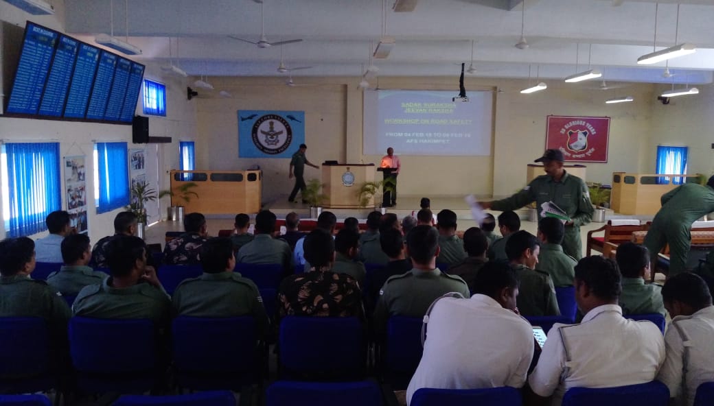 DTOMedchal's tweet photo. @cyberabadpolice @Collector_MDL"RASTA" Road Are Safer To All
Road Safety Awareness at Airforce Station Hakimpet https://t.co/M8uZaA1ldk