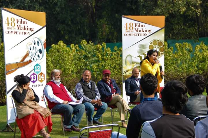 udaanutsav's tweet photo. Theme for 48 hour film making competition to be held at UDAAN UTSAV'19 has already been flagged. The clock is ticking and spectators are holding their breath to witness the mind-blowing performances by the teams. Can't be missed at all!
#UU19
#YOUTHFEST2019 https://t.co/tX1HvEJi2o