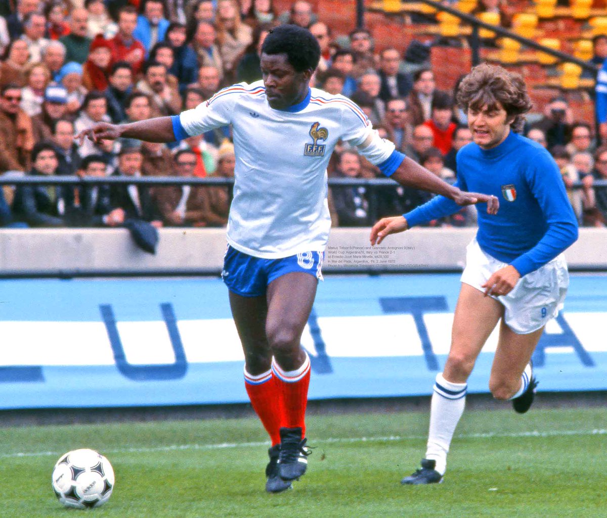 Tphoto A Twitter Marius Tresor 8 France And Giancarlo Antognoni 9 Italy World Cup Argentina78 Italy Vs France 2 1 At Estadio Jose Maria Minella Att38 100 In Mar Del Plata Argentina Fri 2 June 1978