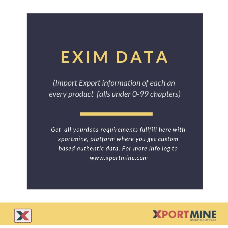 Xportmine's tweet photo. Full fill your data related requirements by connecting with us.
#export #import #xportmine #eximdata #datareports #tradedata #markettrends https://t.co/ChTNzOwHjE