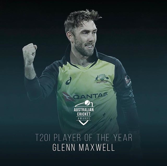 Congrats Maxi, T20 player of the year 🙌 #SEDAalumni #igniteyourpotential 📸 Cricket Australia bit.ly/2Dwa7X9