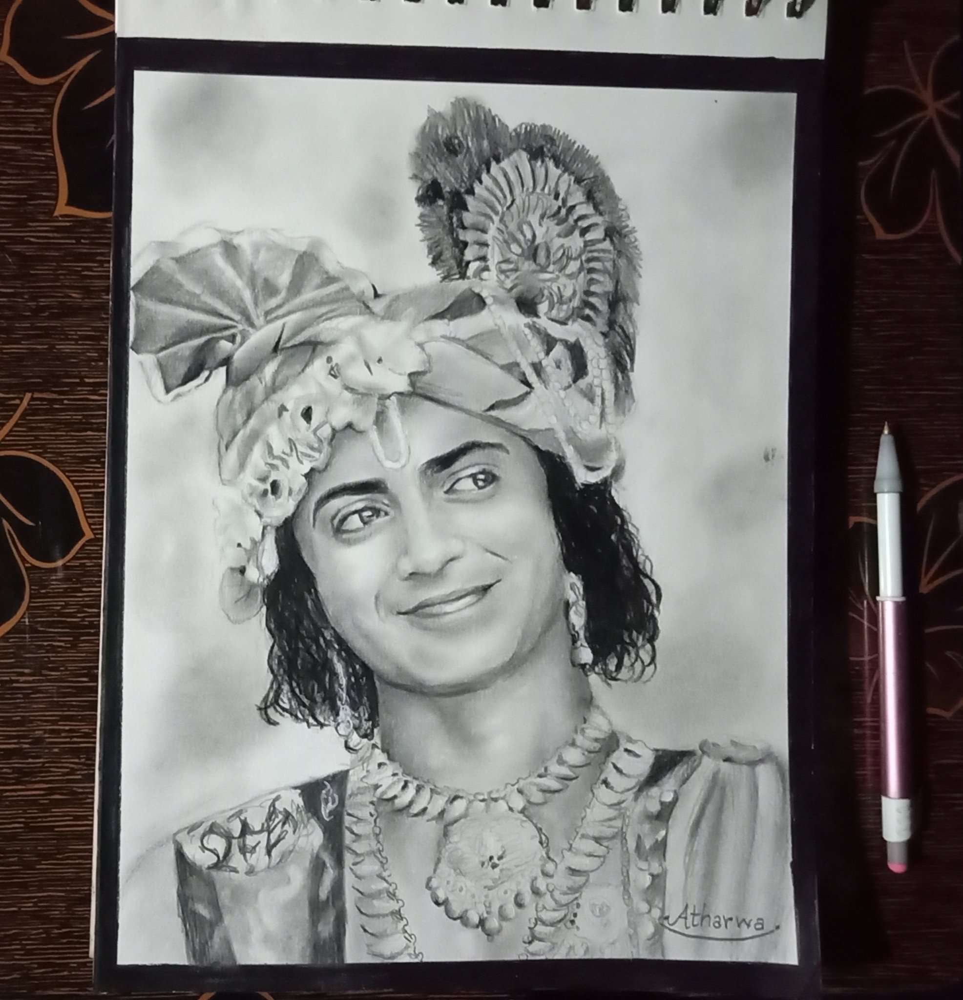 Krishna Drawing | TikTok