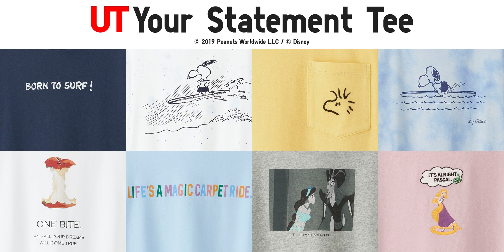 Uniqlo Philippines Wear Your Favorite Childhood Cartoon Classics Today Choose From Our Peanuts Collection To Our Disney Princesses And Relive Those Precious Memories More Ut Designs Here In Our App