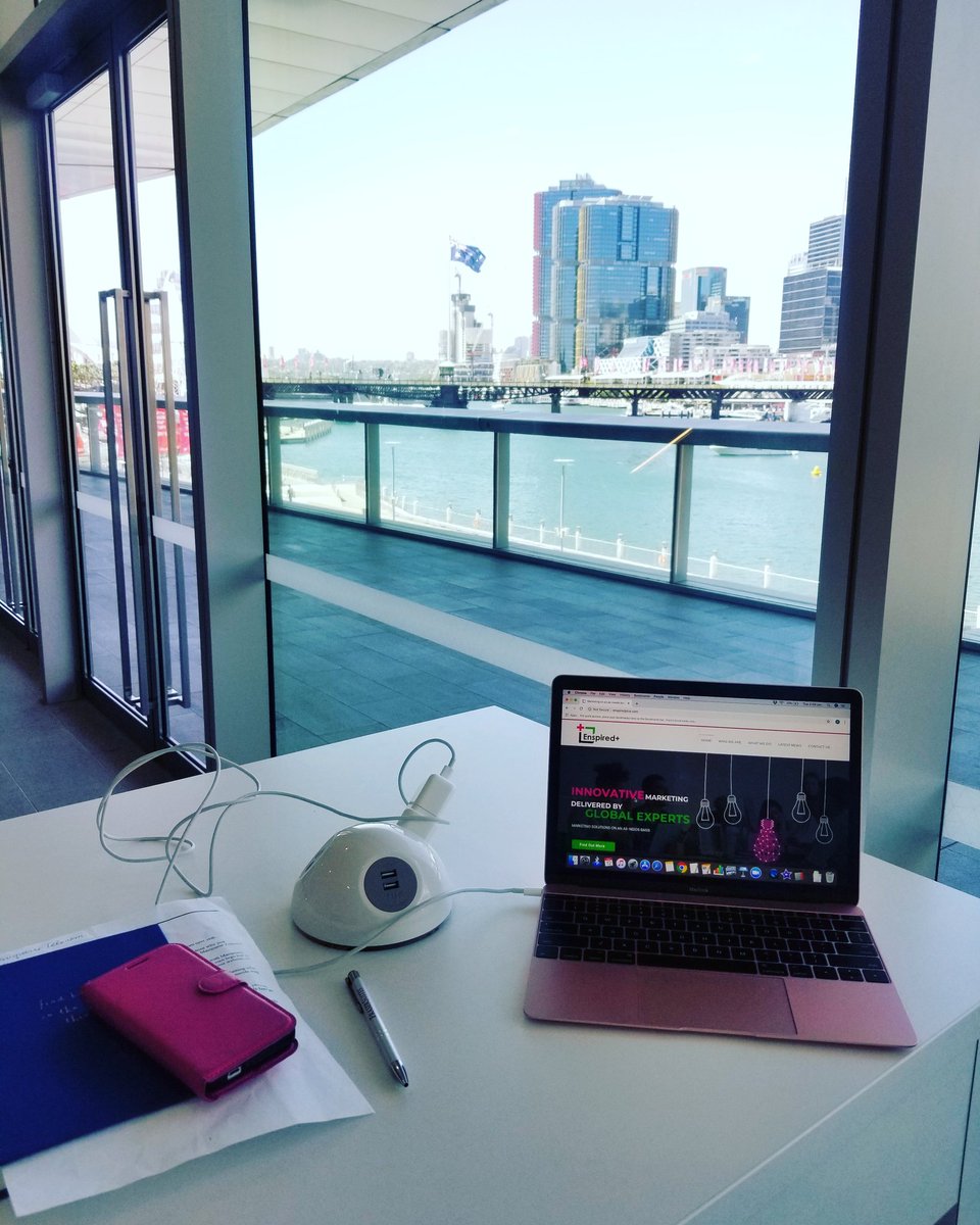 Looking over to our Barangaroo office from the convention centre this afternoon while set up for Microsoft Ignite is well underway! 
#MSIgniteTheTour #ThePlusTeam #EnspiredLife #Enspired plus #Marketing #IT #Events #Cloud