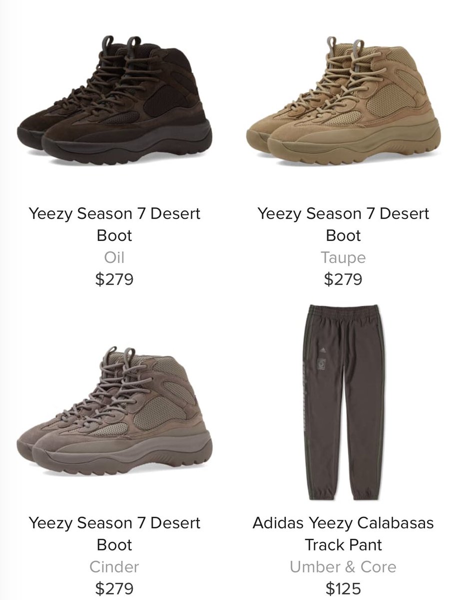 yeezy desert boot retail price