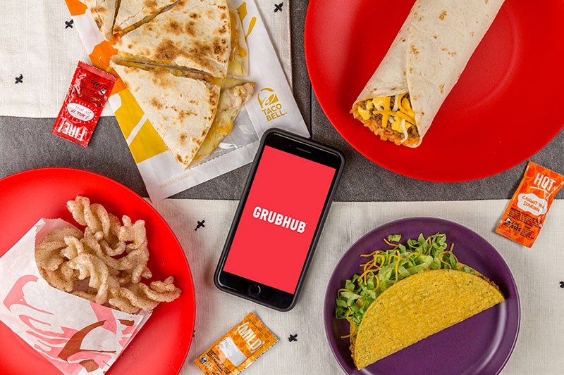 Millenn2Typical's tweet photo. Taco Bell and Grubhub https://t.co/QvJc5TvCiR https://t.co/Tcn17y58nH
