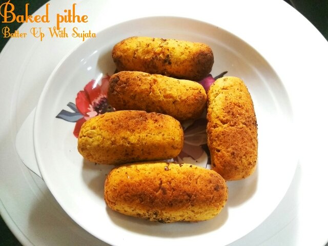 Moong dal bhaja/fried and baked pithe.
A deep fried delicacy from Bengal. Mildly sweet and spicy outer layer made of yellow lentil 
Usually it should be deep fried but I have also baked it to make it guilt free
#Bengals #cuisine #batterupwithsujata #baking
indiblogger.in/post/moong-dal…
