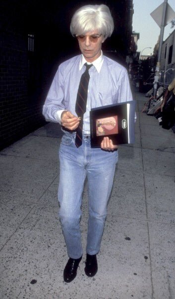 David Bowie by Ron Galella. こんど「バスキア、10代最後のとき」を観