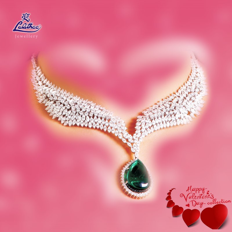 Explore in the sea of diamond collections from #LalithaaJewellery &amp; select your own choice of design!!! #DiamondNecklaceCollections #DiamondCollections #NecklaceCollections #ValentinesCollection #ValentinesJewelleryCollection #ValentinesDayCollection #ValentinesDay