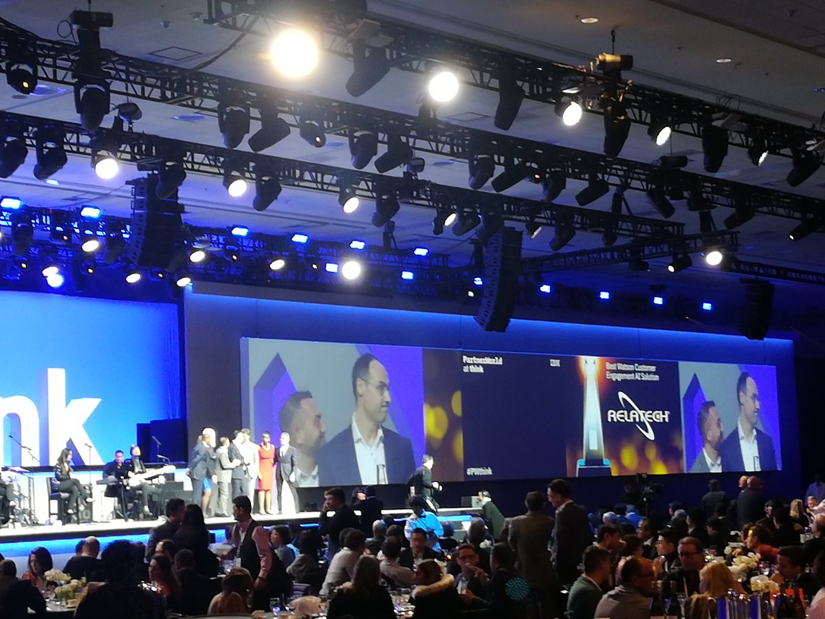 VinceBocchi's tweet photo. Once again @TechDataASItaly @IBMItalia echosystem on stage #pwthink ... @relatechspa winning IBM Beacon Award for IBM Watson customer engagement... Well done! https://t.co/OQa5Y7kwxE