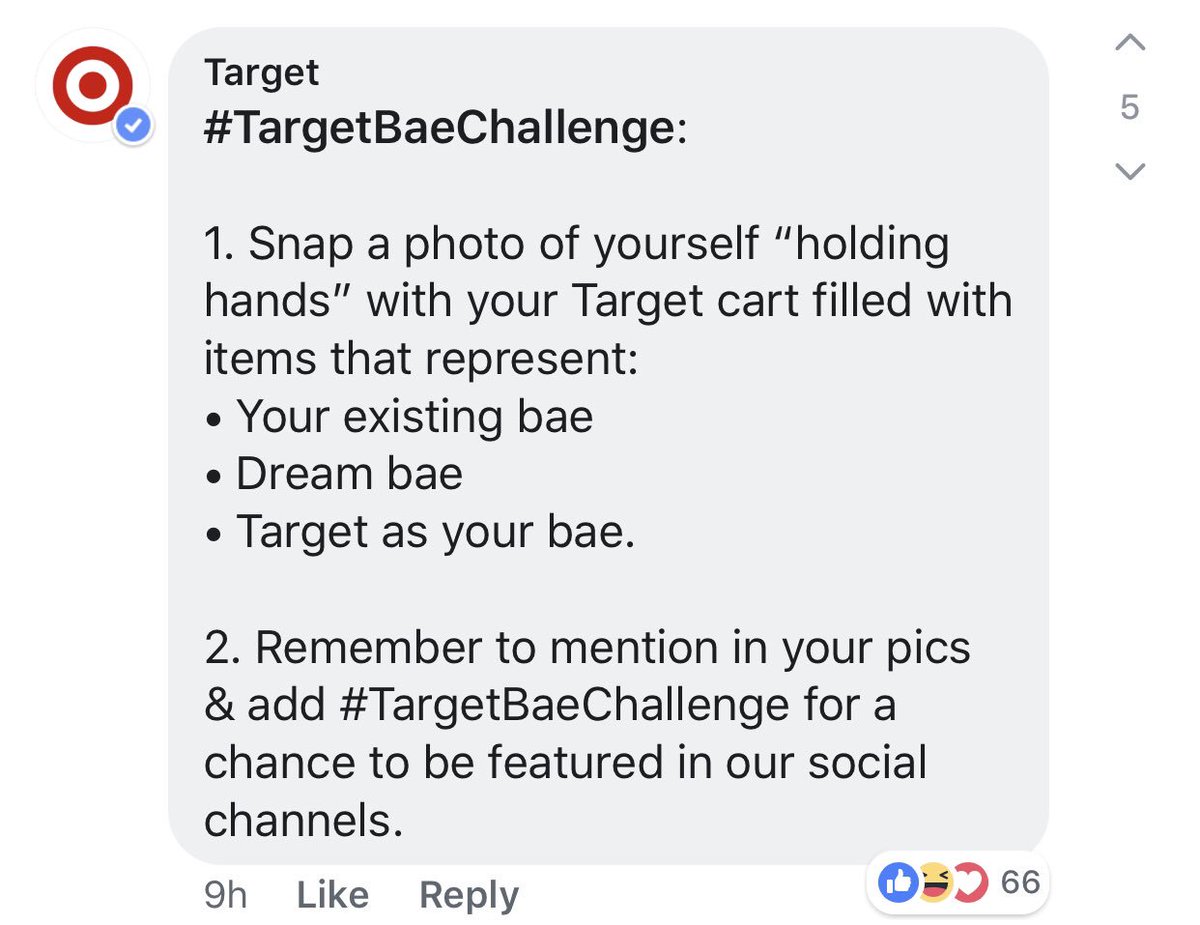 dpasamonte's tweet photo. There’s a #TargetBaeChallenge. That sounds like a #ChallengeAccepted by me. https://t.co/HfOHpyyrSP
