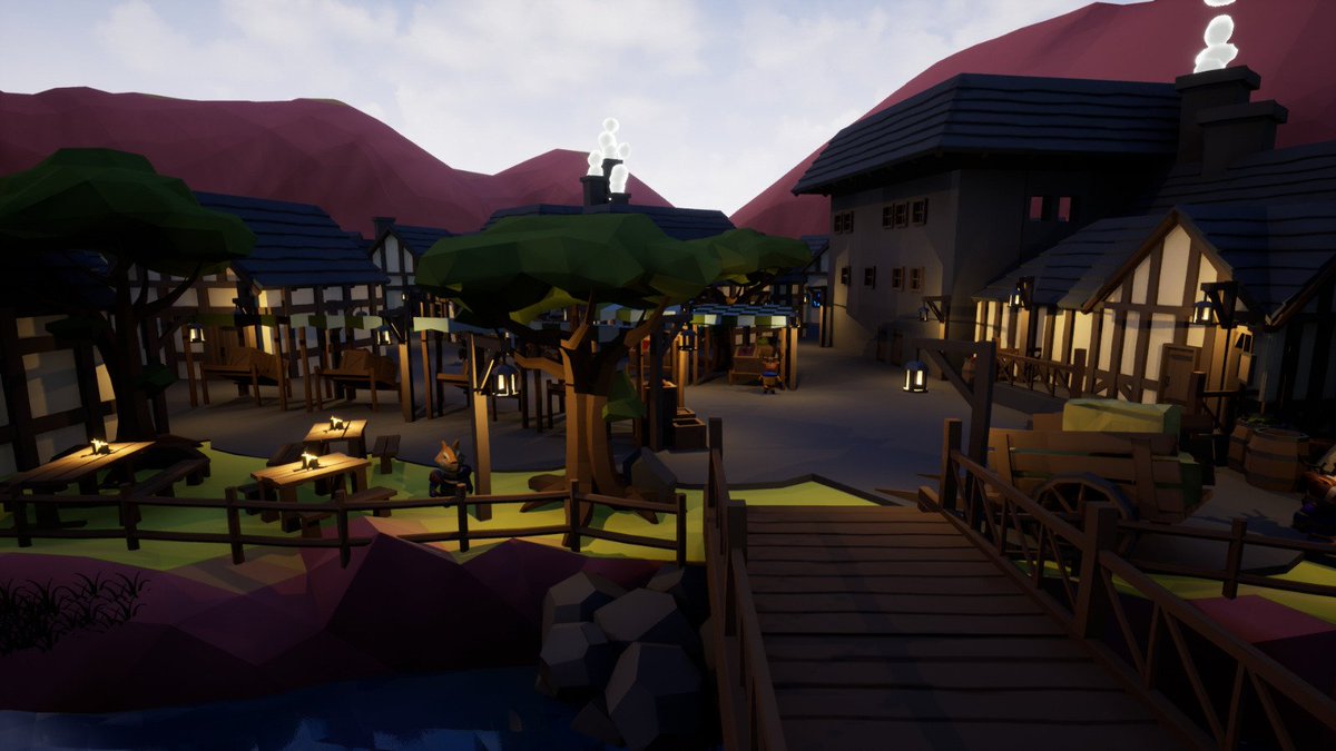 RoughtyStudio's tweet photo. UNFORGED CONTENT PREVIEW! First images of the village right away https://t.co/m1U0z0ocHb