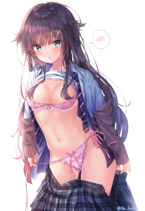 お気に入りの絵なので(ง⁎˃ ᵕ ˂ )ง⁾⁾
#ブラジャーの日 
