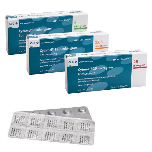 schildklier's tweet photo. Tabletten Cytomel 5 mcg en 12,5 mcg tabletten zijn tegenwoordig -net als de 25 mcg tabletten - bij de groothandel te bestellen. Er is geen doktersverklaring meer nodig en ze worden vergoed. 

#Cytomel #schildklier 

https://t.co/bHixWCy4hq https://t.co/wrVu5EJOMD