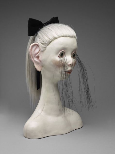 TheStrangeshit's tweet image. These dark and demented sculptures are from Canadian artist Shary Boyle. They're the stuff of nightmares. #Strange #weird