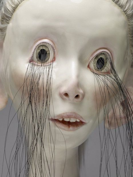 TheStrangeshit's tweet image. These dark and demented sculptures are from Canadian artist Shary Boyle. They're the stuff of nightmares. #Strange #weird