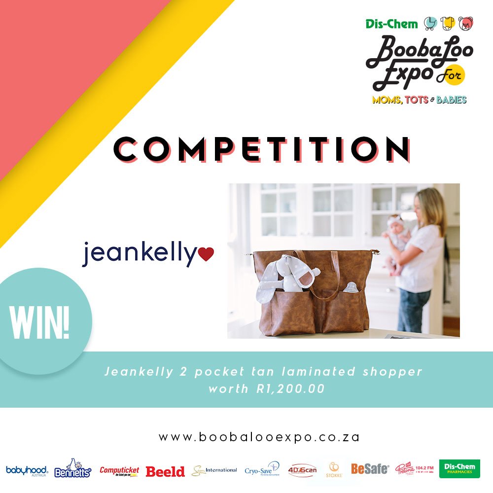 It's Competition Time!🎉🎉🎉
Stand a chance to win Jeankelly  2 tan laminated shopper worth, R1200.
How to Enter:
-Like and retweet this post
-Mention friends to enter
- Follow <a href="/jeankellyCPT/">jeankelly</a> 
Thanks <a href="/jeankellyCPT/">jeankelly</a> for this awesome prize! 💝
#boobalooexpo #jeankelly
T's&amp;C's apply