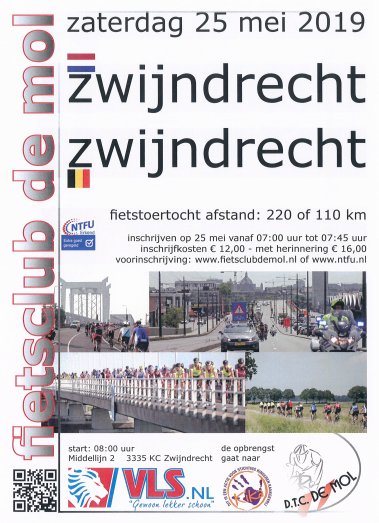 Op zaterdag 25 mei vindt de toertocht naar Zwijndrecht plaats. U kunt kiezen voor 110 of 220 kilometer. Het inschrijfgeld zal worden gedoneerd aan KiKa. Inschrijven is mogelijk via ➡️ fietssport.nl/details/inschr…