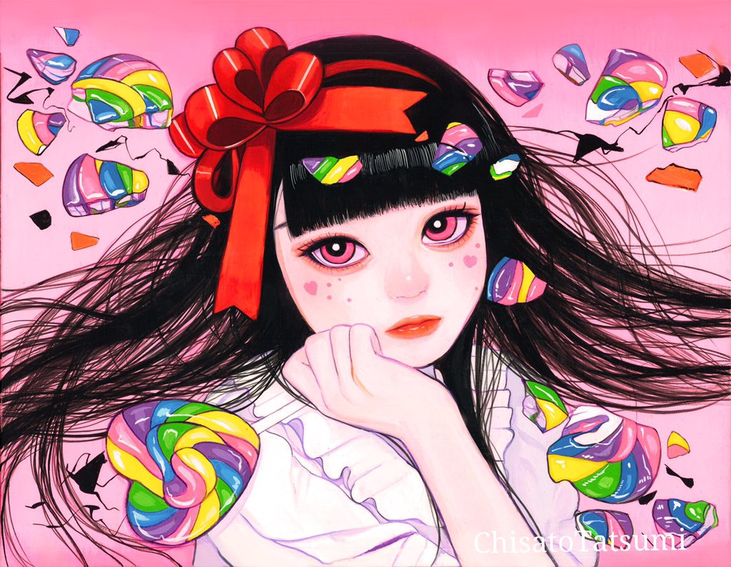「#俺の描いた髪の毛を見てくれ 」|巽千沙都/ChisatoTatsumiのイラスト
