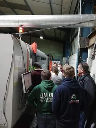 lasermasterLtd's tweet photo. Last evening we had a group of local Young Farmers visit us for a guided tour to see some of the processes at LaserMaster. Rounded up with coffee and cakes - supplied by @MeganGotts #youngfarmers #lasercutting #CNCmill #CNClathe #linisher #pressbrake #welding #Fabrication https://t.co/ZoKeV3QNWX