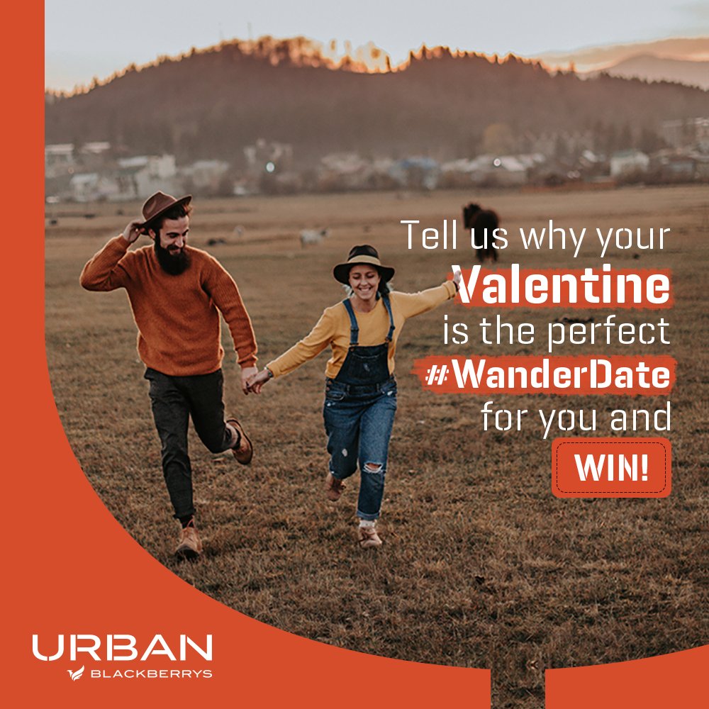 UrbanBB's tweet photo. Tis the season of love and grand gestures. Tell us in the comments what makes your Bae the most perfect wandering partner. And, you and your WANDER-TINE may stand a chance to win an exciting prize!
#WanderDate #UrbanBlackberrys #WhyPlan #ValentinesDay #Contest #Love #WanderLove https://t.co/xXzy6RSWvQ