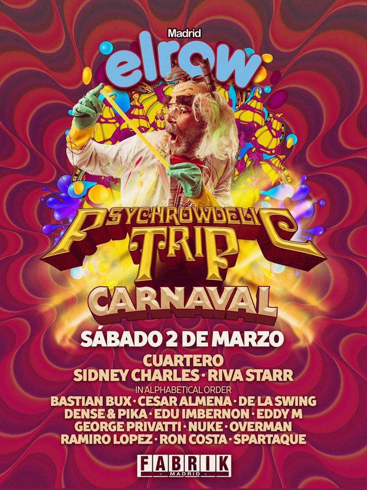 fabrikdiscoteca's tweet image. “RT” &amp;amp; ven gratis a #elrow Carnaval !! 
#sorteo