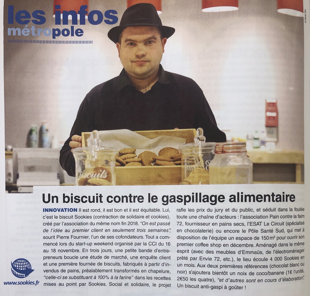 jlanceart's tweet photo. Une ascension fulgurante! Bravo à l’équipe sarthoise @sookies_fr ! https://t.co/37ROaOrerf