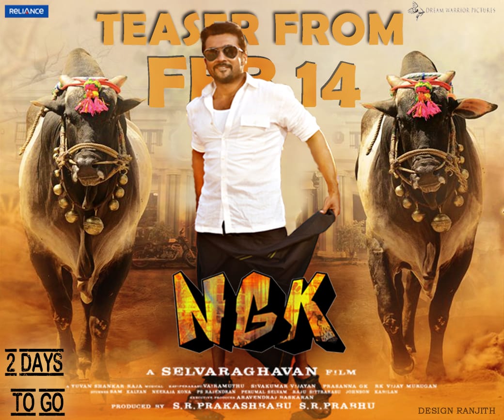 OSFC_Nellai's tweet image. #NGKTeaserCelebration
#காத்திருப்போம் ✋

Design :@RanjithNGK

@Suriya_offl @prabhu_sr  @selvaraghavan  @Sai_Pallavi92 @rajsekarpandian @Rakulpreet @RelianceEnt @DreamWarriorpic
@NGK_offl 

#NGKTeaserFrom6pmFeb14
