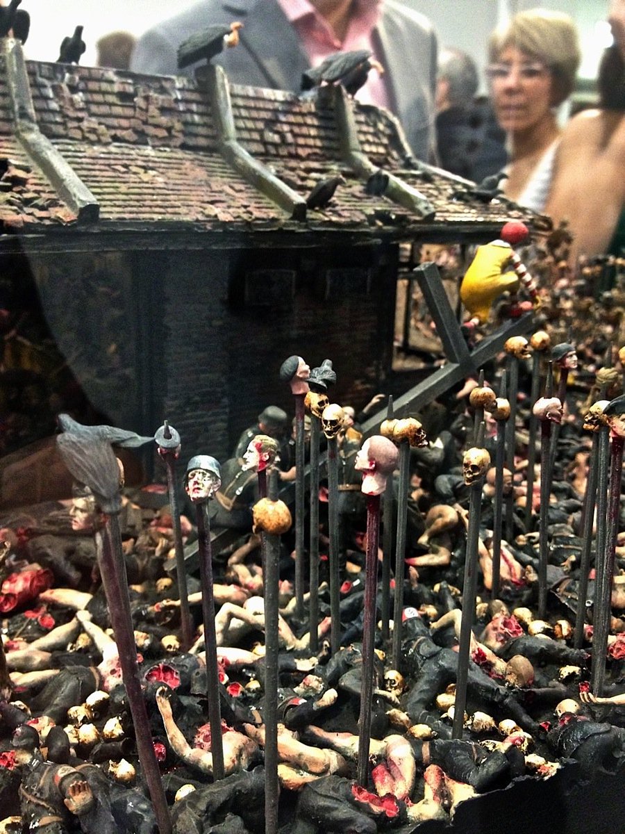 TheStrangeshit's tweet image. "The Sum Of All Evil" by the Chapman Brothers ( The siblings epic sculptural works are packed with thousands of detailed components and often deal with ideas of war, genocide, violence, the apocalypse, the holocaust, and consumerism. #Strange #Weird