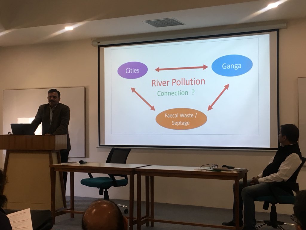 mahreen_matto's tweet photo. @skrohillacse Talking about #sanitation #rivers #FSM at #ADD2019 #AAETI @CSEINDIA @MoHUA_India @NFSSMalliance @school_waterCSE https://t.co/ynBSDEJRZv