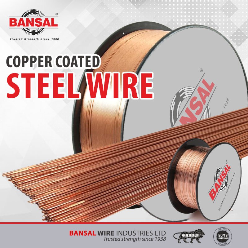BansalWire's tweet photo. Copper Coated Steel Wire, commonly abbreviated as CCS is an electrical conductor composed clan inner mild steel core wire and outer copper coating.
#CopperCoatedSteelWire #ElectricalConductor #PowerCables #BansalGroup #BansalWire https://t.co/1TtTWRTPpu