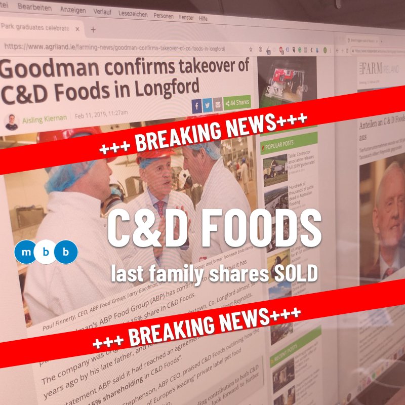 mbb_gmbh's tweet photo. C&amp;D Foods last family shares sold - read more - https://t.co/dQSplLHQwu 
#news #petfoodindustry #europe https://t.co/MECaEkUYzY