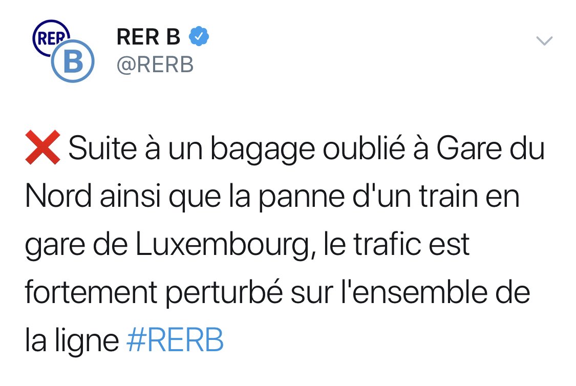 ⁦<a href="/Nicourjaud/">Nov’Char</a>⁩ une bonne nouvelle n’arrivant jamais seule, c’est le combo bagage-panne... #rerb