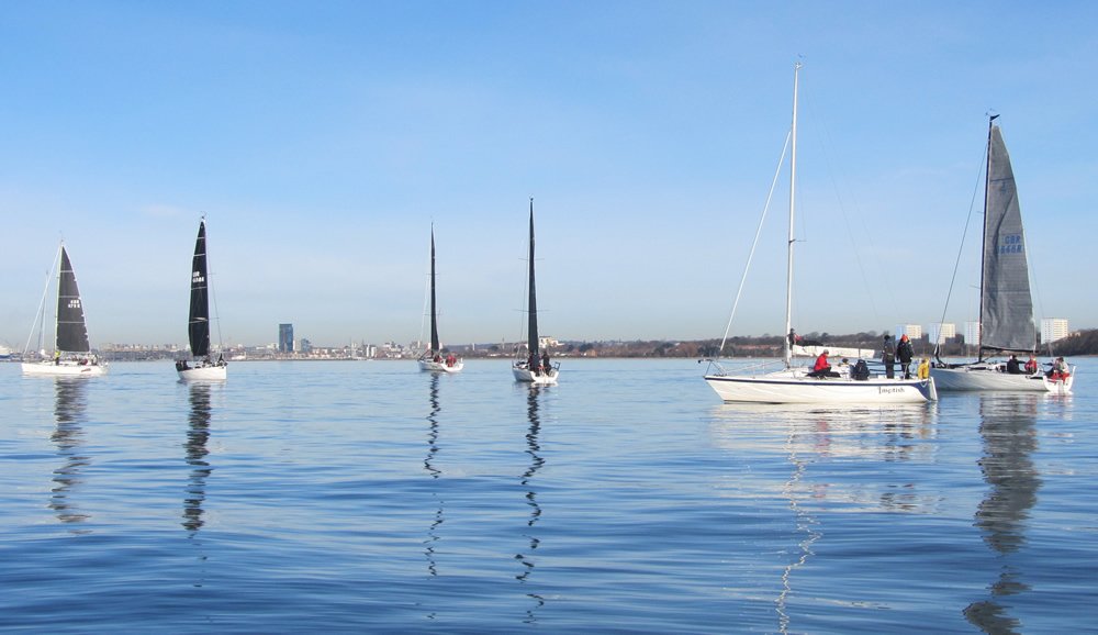 Races 5 and 6 of the RSYC 2019 Frostbite Series had to be abandoned for lack of wind.

We're hoping for a decent breeze for races 7 and 8 this Sunday 17th when the first warning on Southampton Water is scheduled for 10 AM