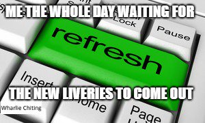 WChiting's tweet photo. my finger is hurting like hell, from hitting that refresh button the whole time!!

#F1 #WChiting #WTF1 #Livery #Liveries #F1Livery #F1Liveries #pain #cantwait https://t.co/LnR7NuGyK5