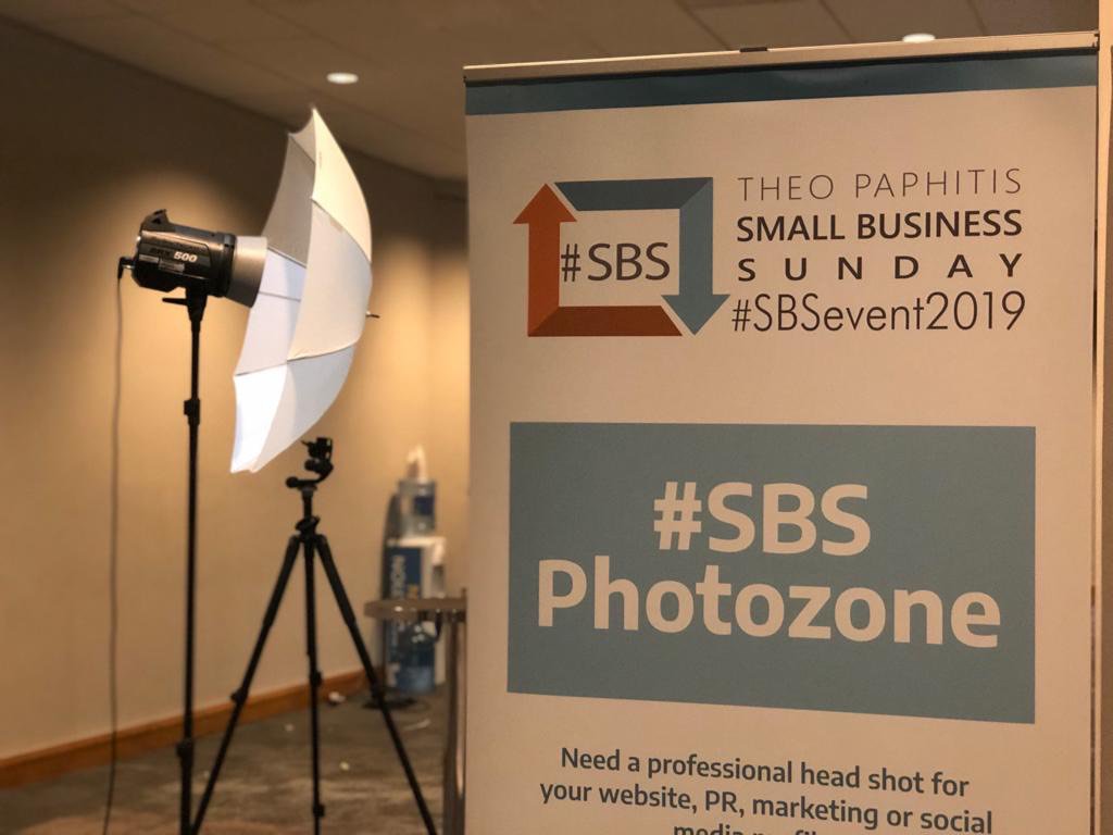 TheoPaphitis's tweet photo. A huge thank you to @HPUK, one our sponsors who has made the #SBSevent2019 possible - don't forget to head to the HP Photo Zone for a new headshot! https://t.co/Qa1bYMQ6Uj