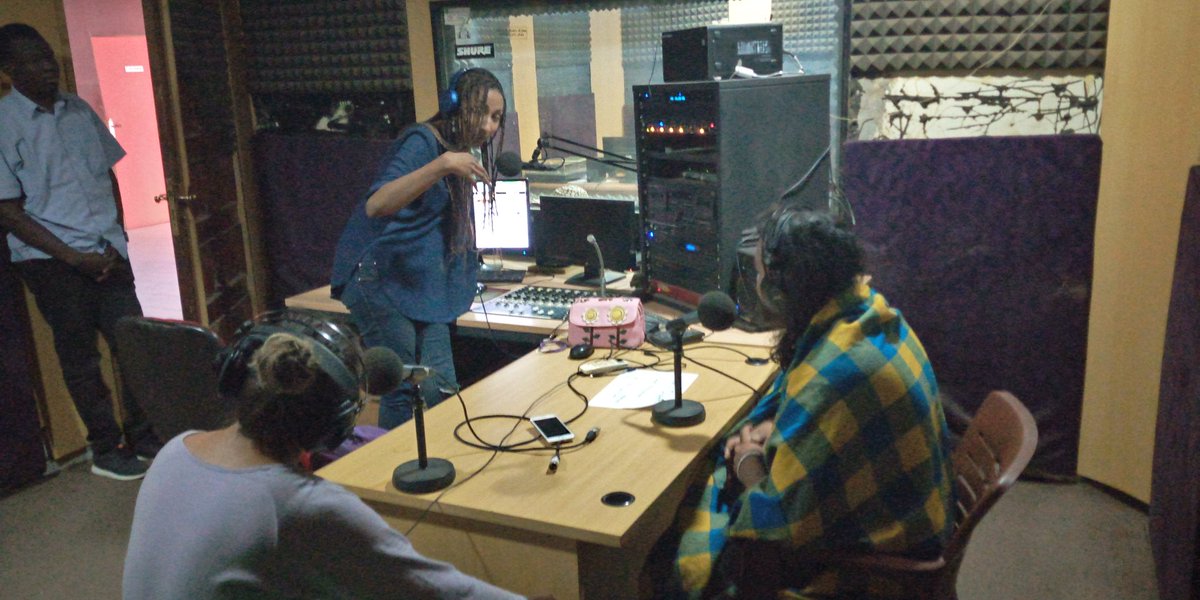 africancaravan's tweet photo. Good morning #Khartoum. @ferozeakram and @lota_yllka are live on @Capital916FM, our hosts in the city, with @MayaGadir talking about #thegreatafricancaravan and what the journey means to them. Next, @helenehasler and @GalaSoler16 will also be sharing their stories. Tune in!! https://t.co/DPQ5PzPnCk