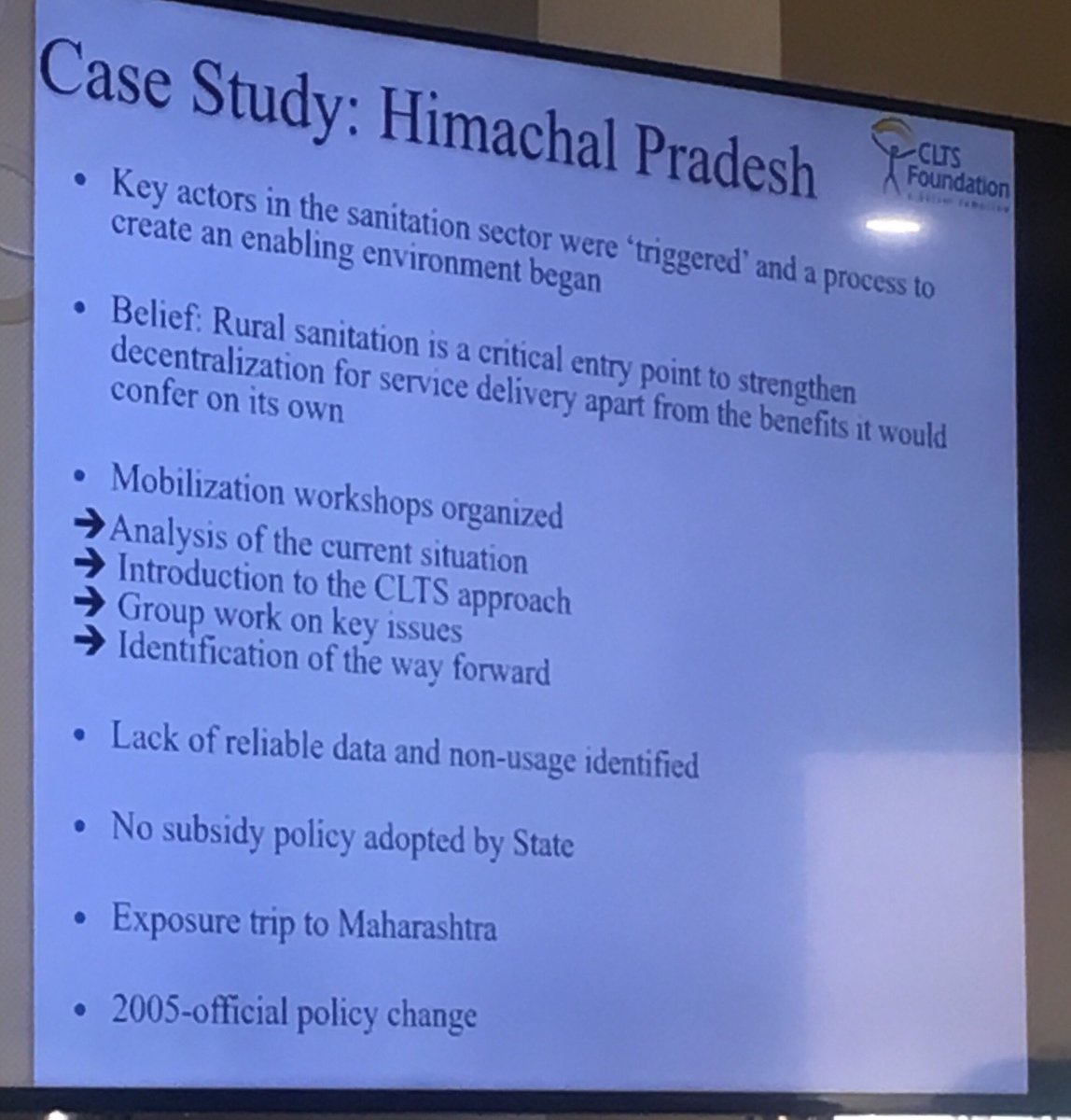 mahreen_matto's tweet photo. Examples of good CLTS implemented in #India. #Haryana, #HimachalPradesh and #Kalyani talked in #ADD2019 at @AAETI @CSEINDIA @CLTSFoundation https://t.co/wgj1osZFdS